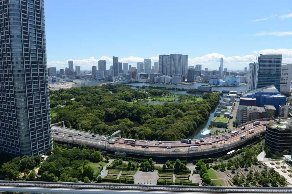 日本东京高层公寓可眺望东京湾，东京塔