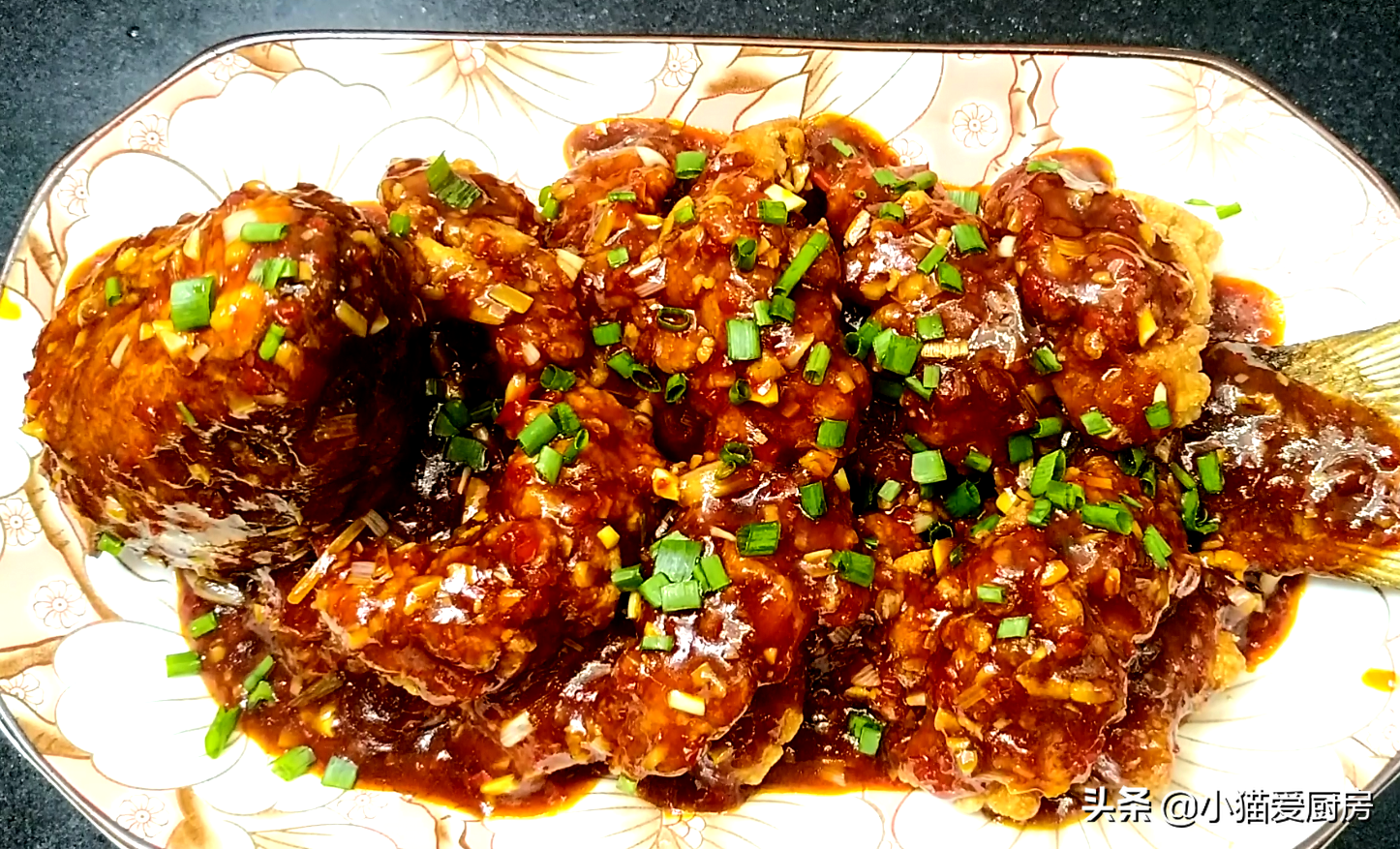 图片[1]-【鱼香香酥鱼肉】做法步骤图  酸甜香辣-起舞食谱网