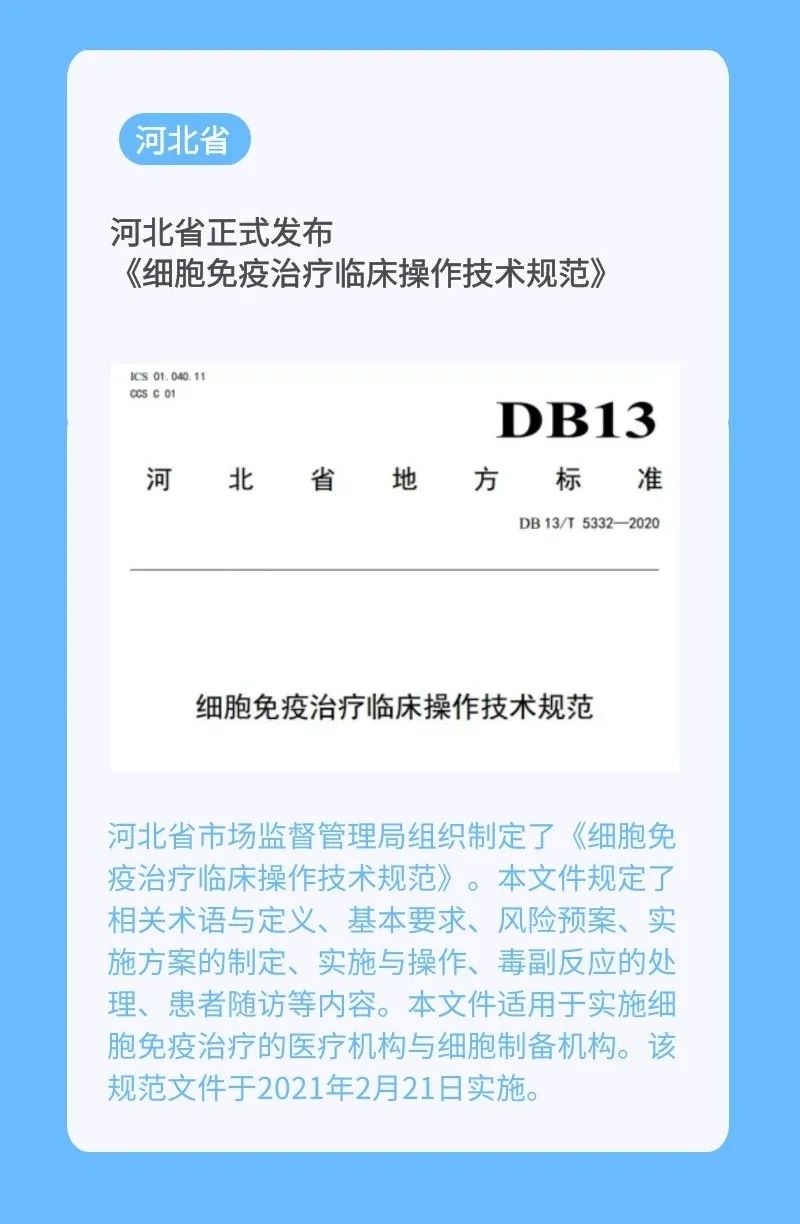 2021年最新干细胞相关政策汇总（上半年）