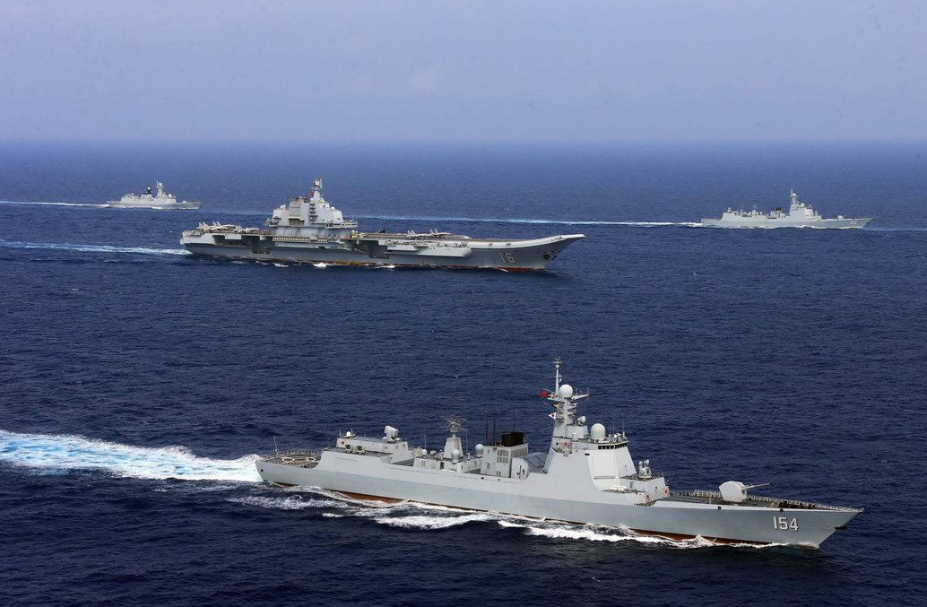 山雨欲来！4艘航母围中国，解放军军舰在台湾岛外海24小时待命