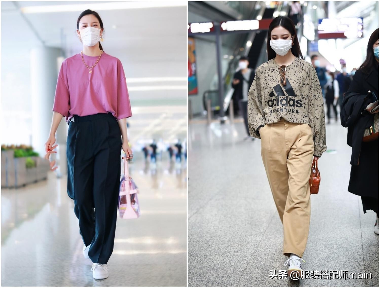 溜肩女孩不要慌，学会这4个穿衣技巧，气质拿捏得死死的