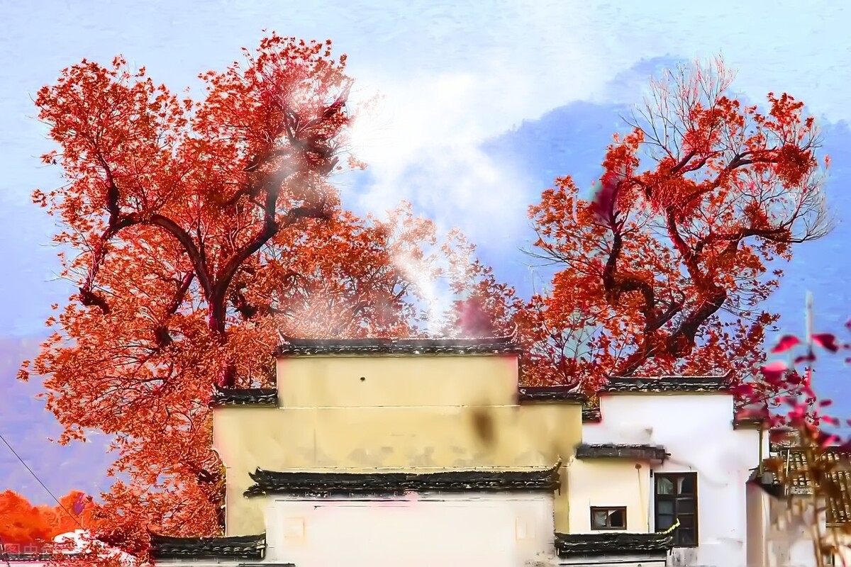 Anhui in autumn, one night into autumn, Huizhou became beautiful