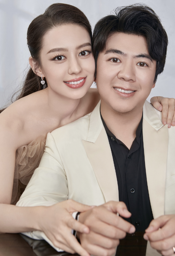 吉娜七夕前夜便秀恩爱，晒与郎朗贴脸同框，被赞越来越有夫妻相