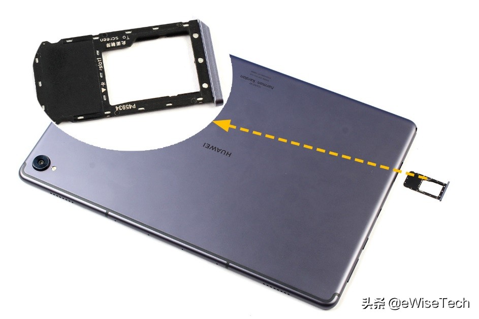 E拆解：四声道扬声器平板华为MediaPad M6（Wi-Fi版）