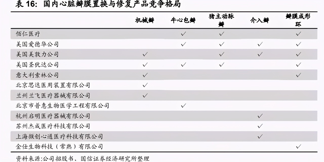 黄金细分赛道：人口老年化加剧，心脏瓣膜治疗，国产替代正当时