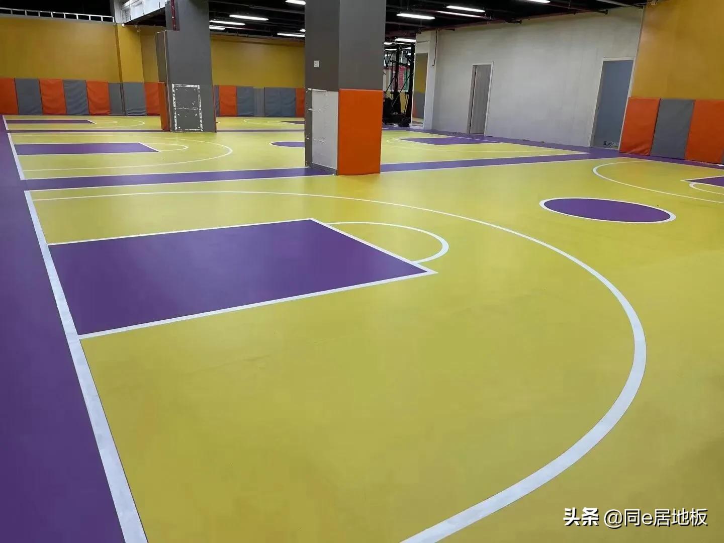 新作少儿篮球场体能训练场运动地板工程