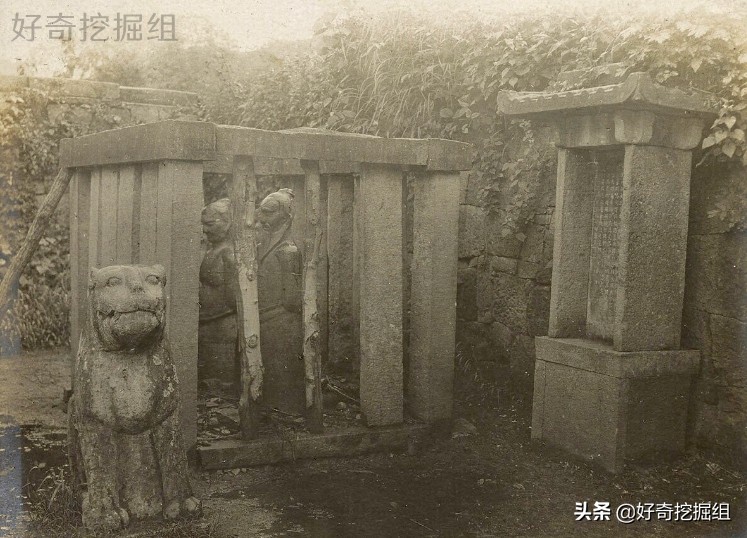 1908年珍贵晚清老照片，那时候雷峰塔还没倒塌
