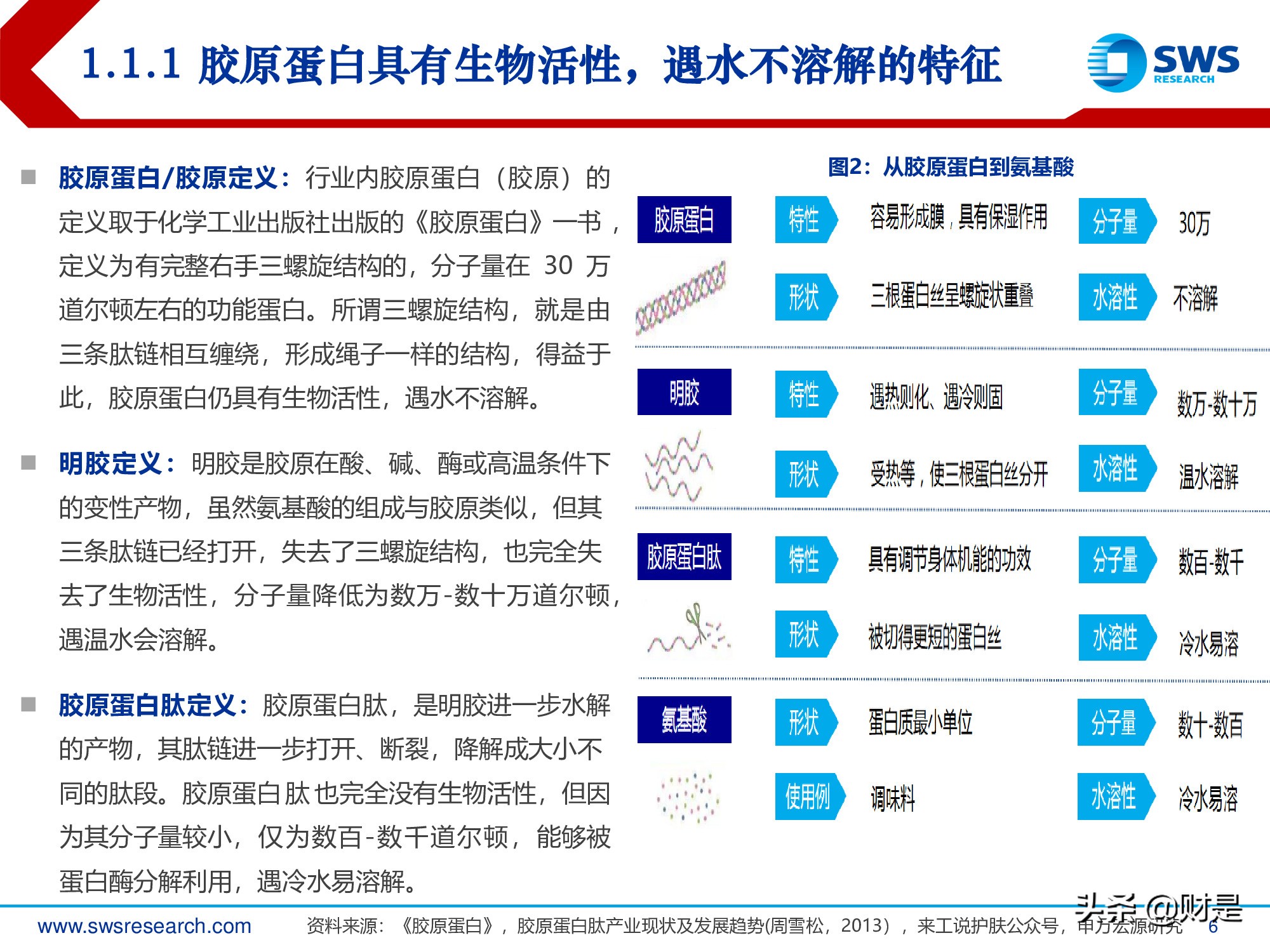 胶原蛋白行业深度报告：医美护肤日新月著，胶原蛋白蓄势待发