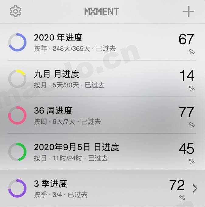 MacBook上好用的纪念日倒数工具「Moment」 未分类 第4张