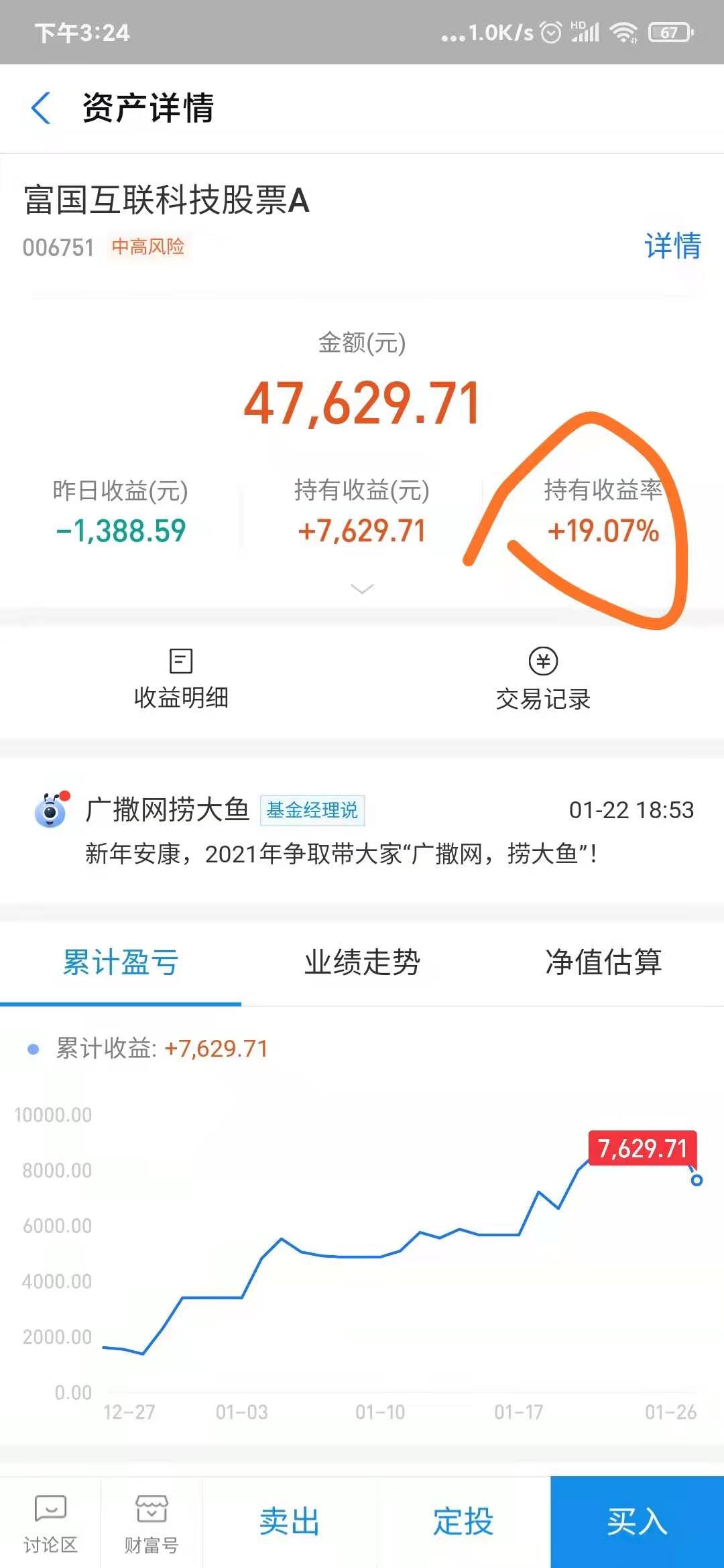 a股大幅调整，张坤易方达蓝筹中小盘开启限购，基金开始调仓