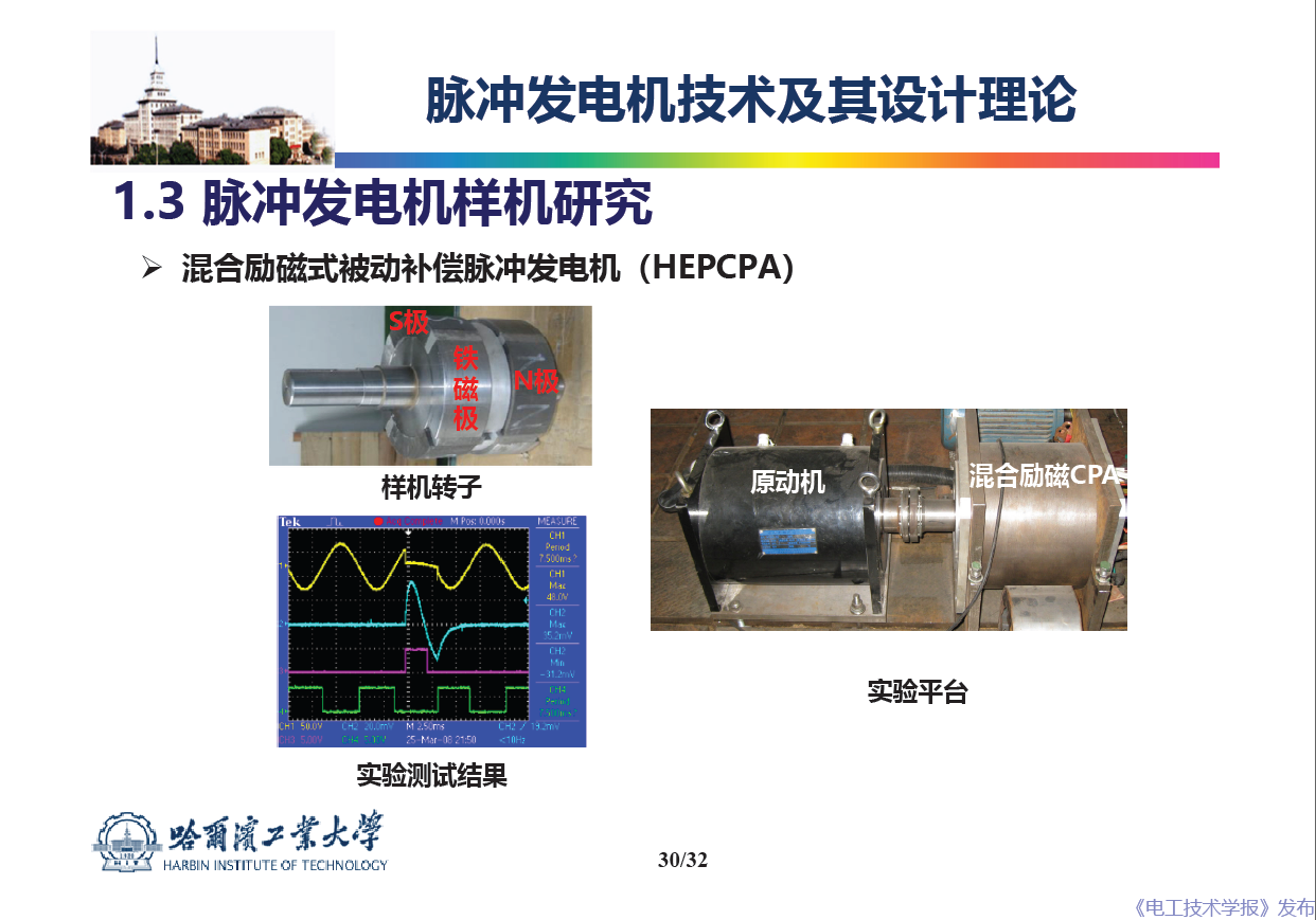 哈爾濱工業(yè)大學(xué) 吳紹朋 副教授：脈沖發(fā)電機理論與技術(shù)研究