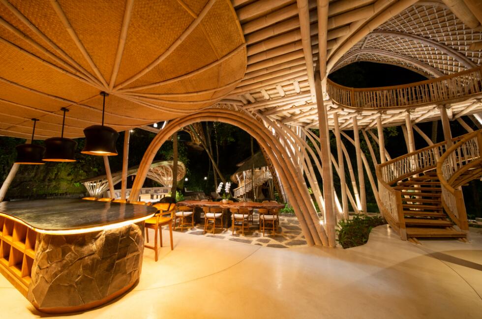 康养度假型酒店，这种设计风格，融合健康疗养与自然森林