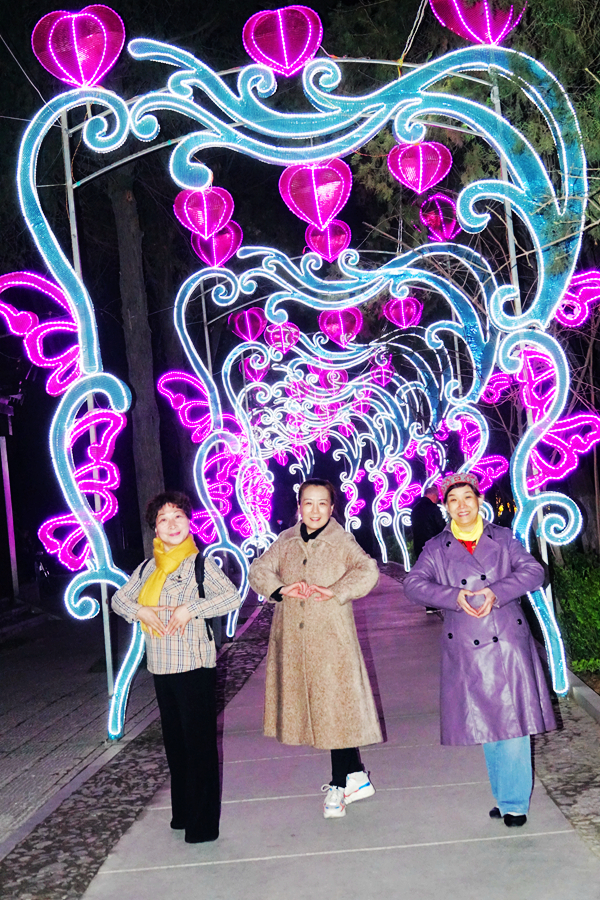 三八节的王城灯展