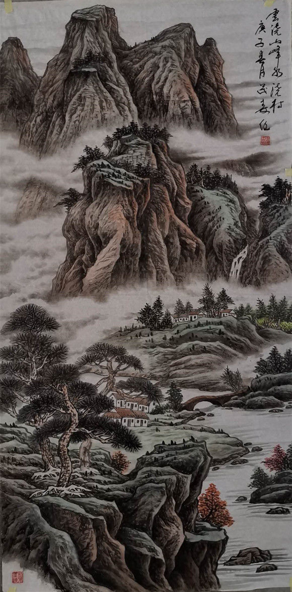 画家田茂森作品欣赏