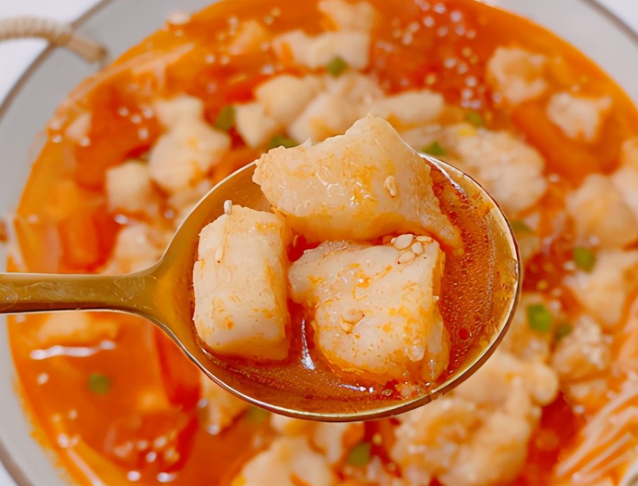 番茄龙利鱼汤的做法步骤图 还长个-起舞食谱网