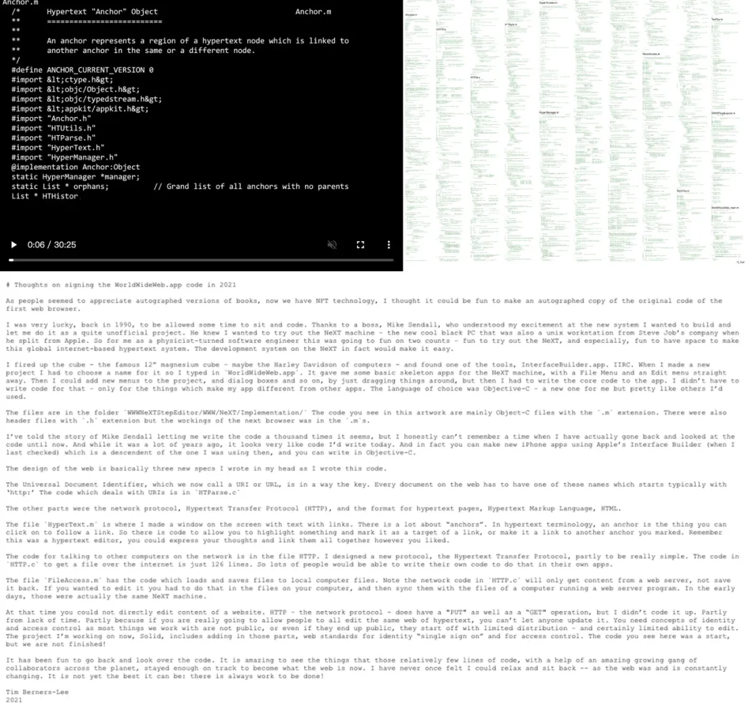 互联网之父公开拍卖万维网源代码，3400万买下后发现居然有bug