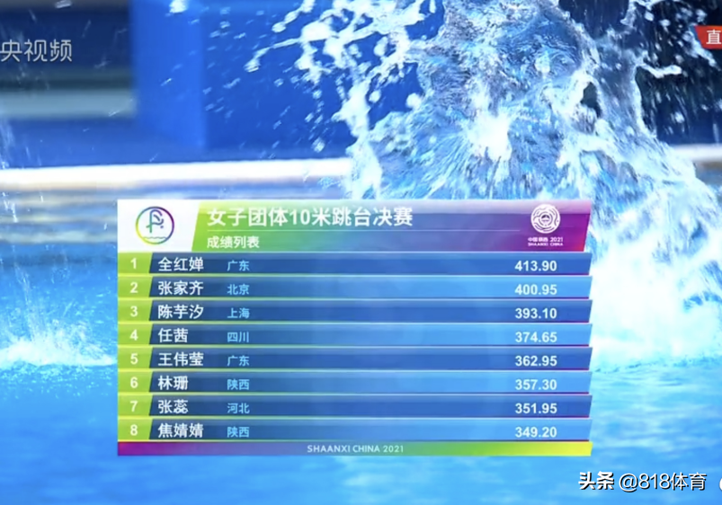 神仙打架!全红婵被张家齐反超一脸紧张,为她0水花鼓掌,俩10分决胜