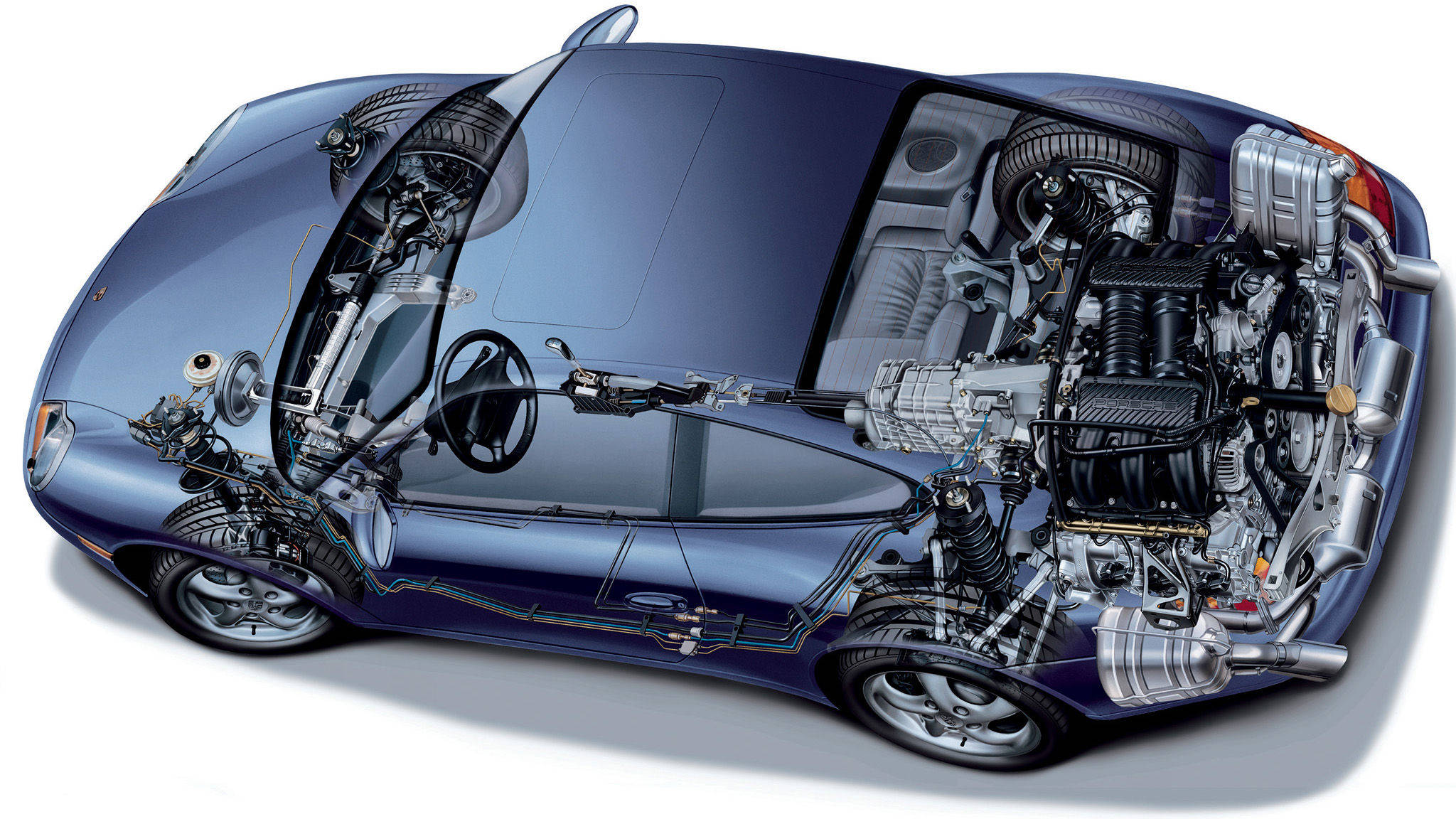 保时捷911(参数|询价)经典的外形设计,多年传承的后置后驱结构,对于