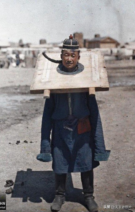 1913年的蒙古人物老照片 极具特色的人物装扮