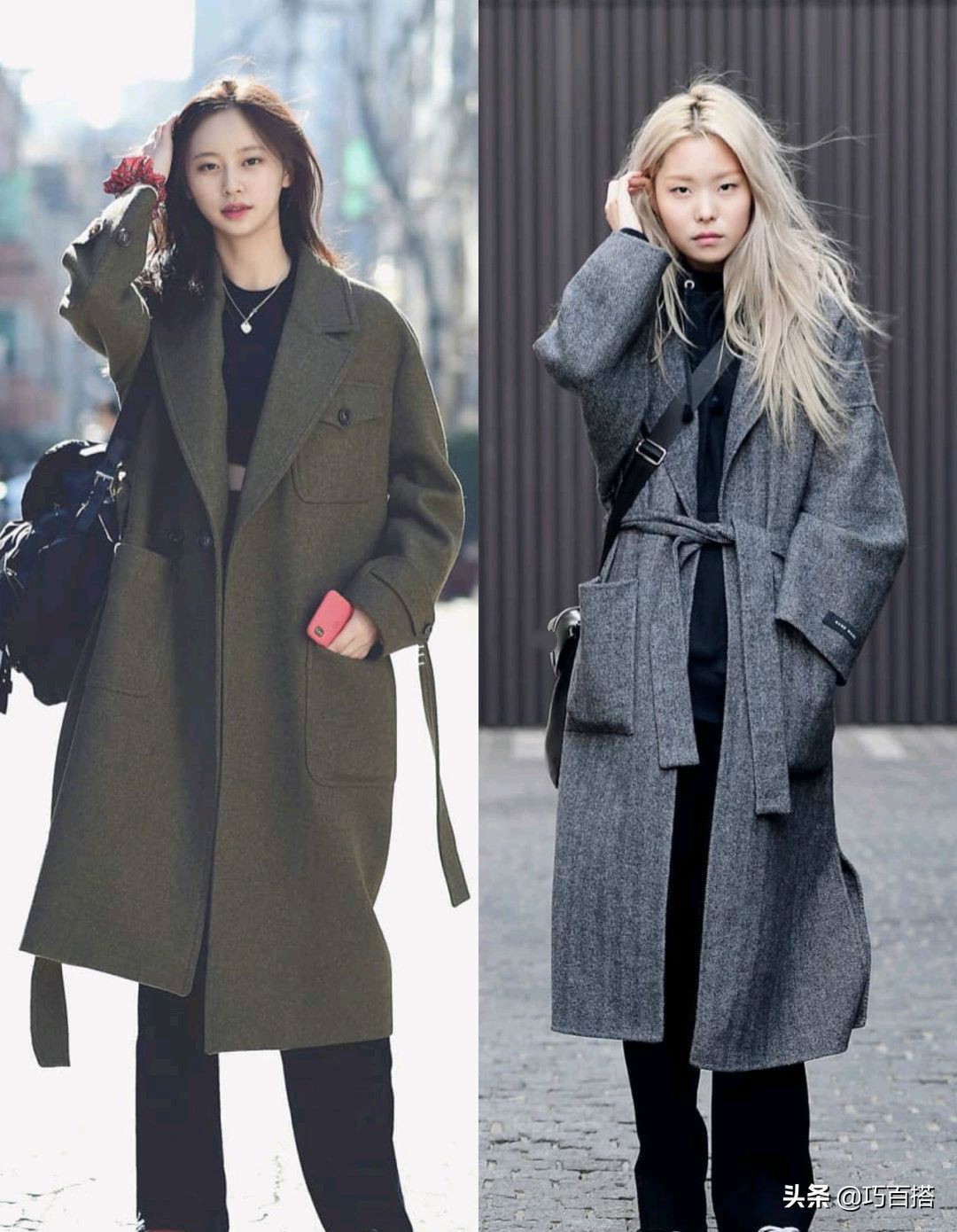 不露腿也时尚的韩国搭配，上身保暖又时髦，怕冷的女生赶紧收藏