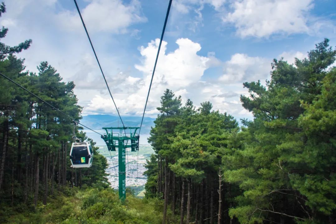 大理三条索道感通洗马潭和中和遍游苍山阅尽苍山景