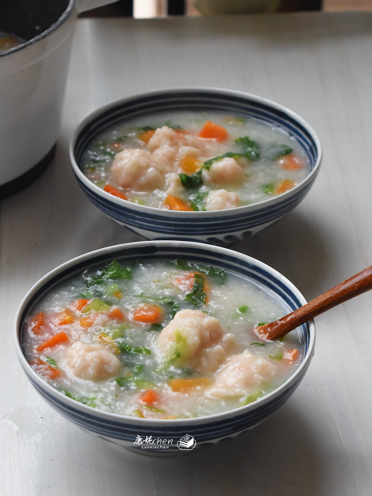 這粥食材普通做法簡單，鮮美香濃，味道棒營養多，尤其適合孩子