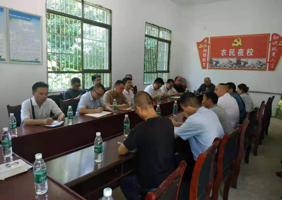 刘春申率队前往万源市魏家镇龙王堂村调研指导脱贫攻坚与乡村振兴