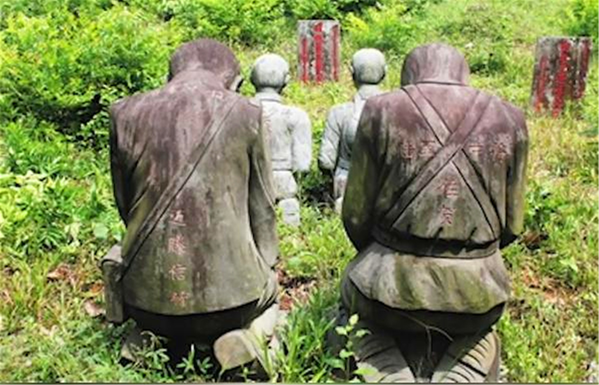 永远跪在中国土地上的日本兵，日本数次要求拆掉，中国：3个条件