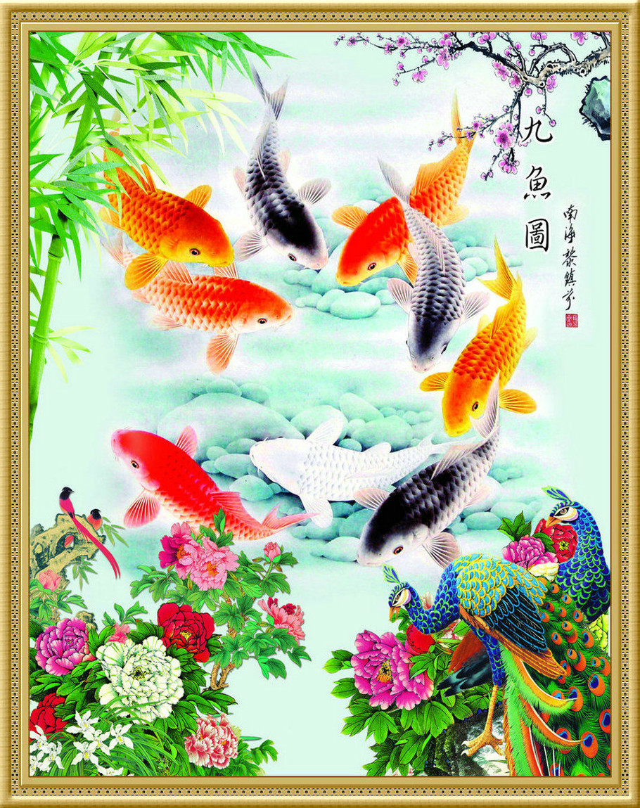 「转载」喜庆吉祥的富贵有余传统精品画欣赏