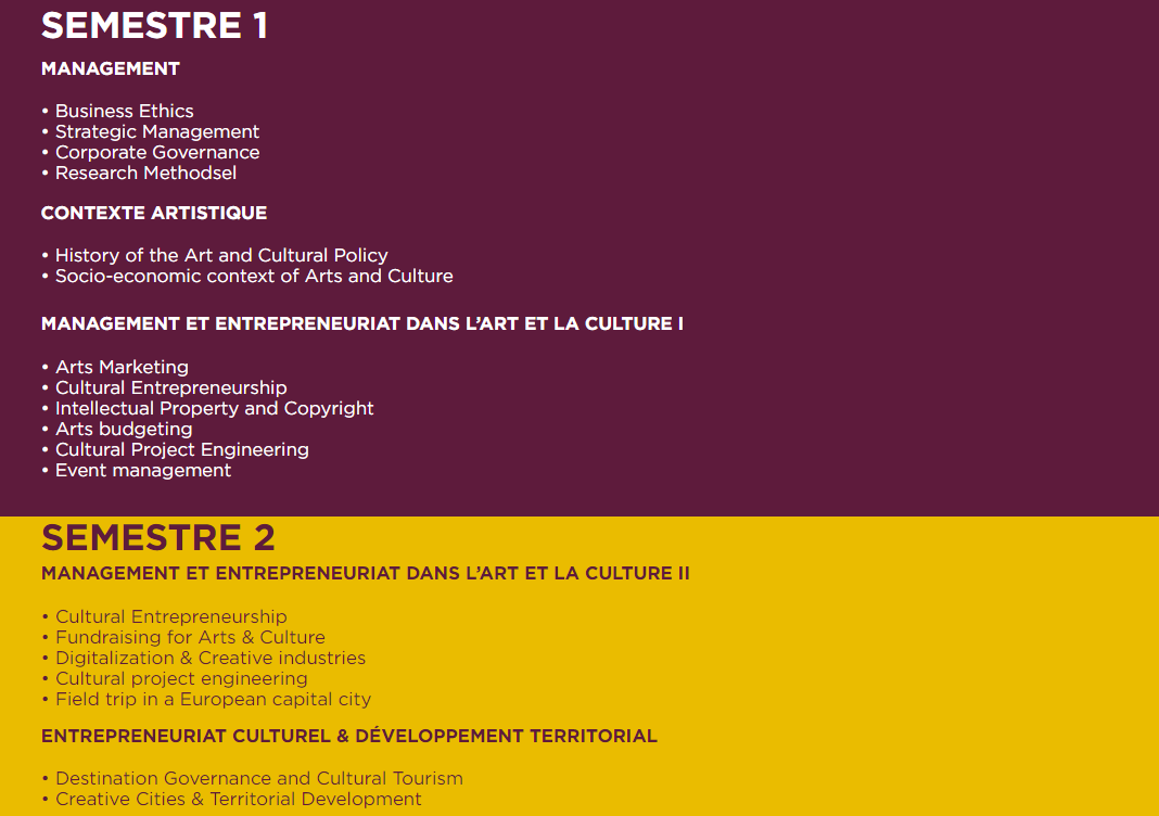 去法国学文化艺术创意管理，这几个项目一定不会让你失望