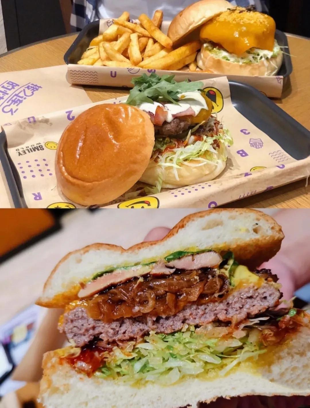 Shenzhen exceeds 5 times this inn of beautiful type hamburger, hamburger is not built to biscuit greatly