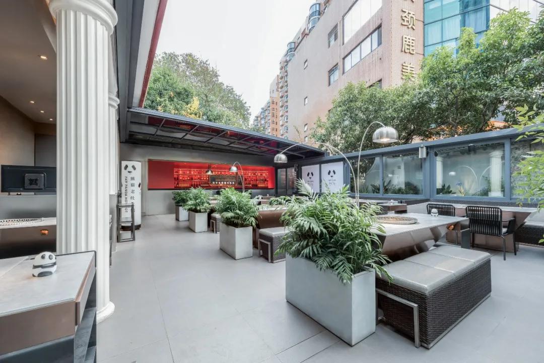 The tide in room of old ocean of dining-room of chaffy dish of Shanghai PANDA 1731 lives