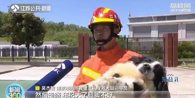 汶川地震搜救犬塑像落成 训导员落泪