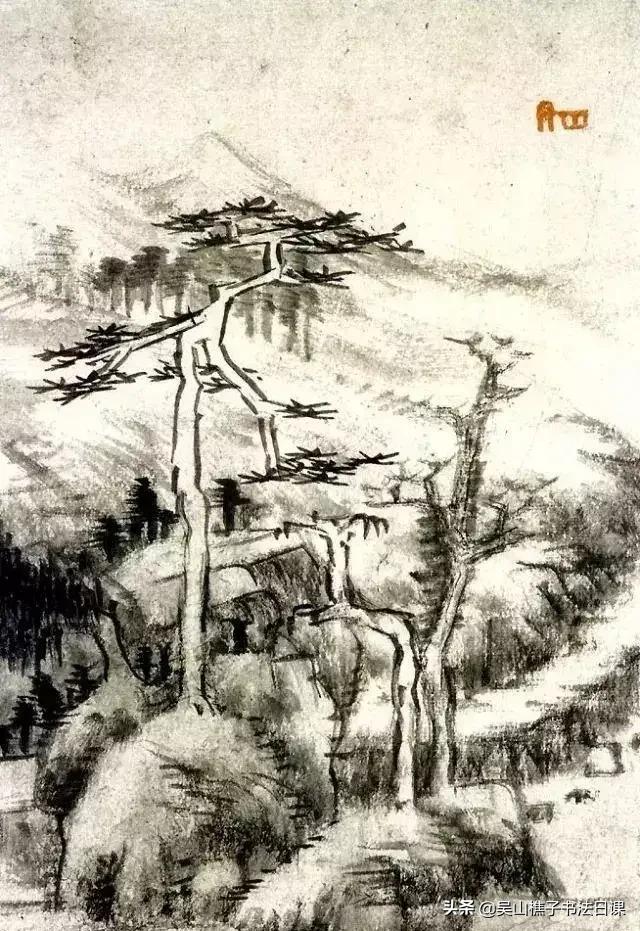 八大山人山水画