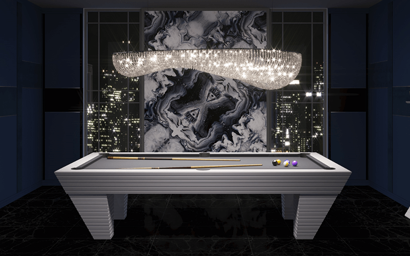 挥金如土的有钱人，喜欢在家玩什么？