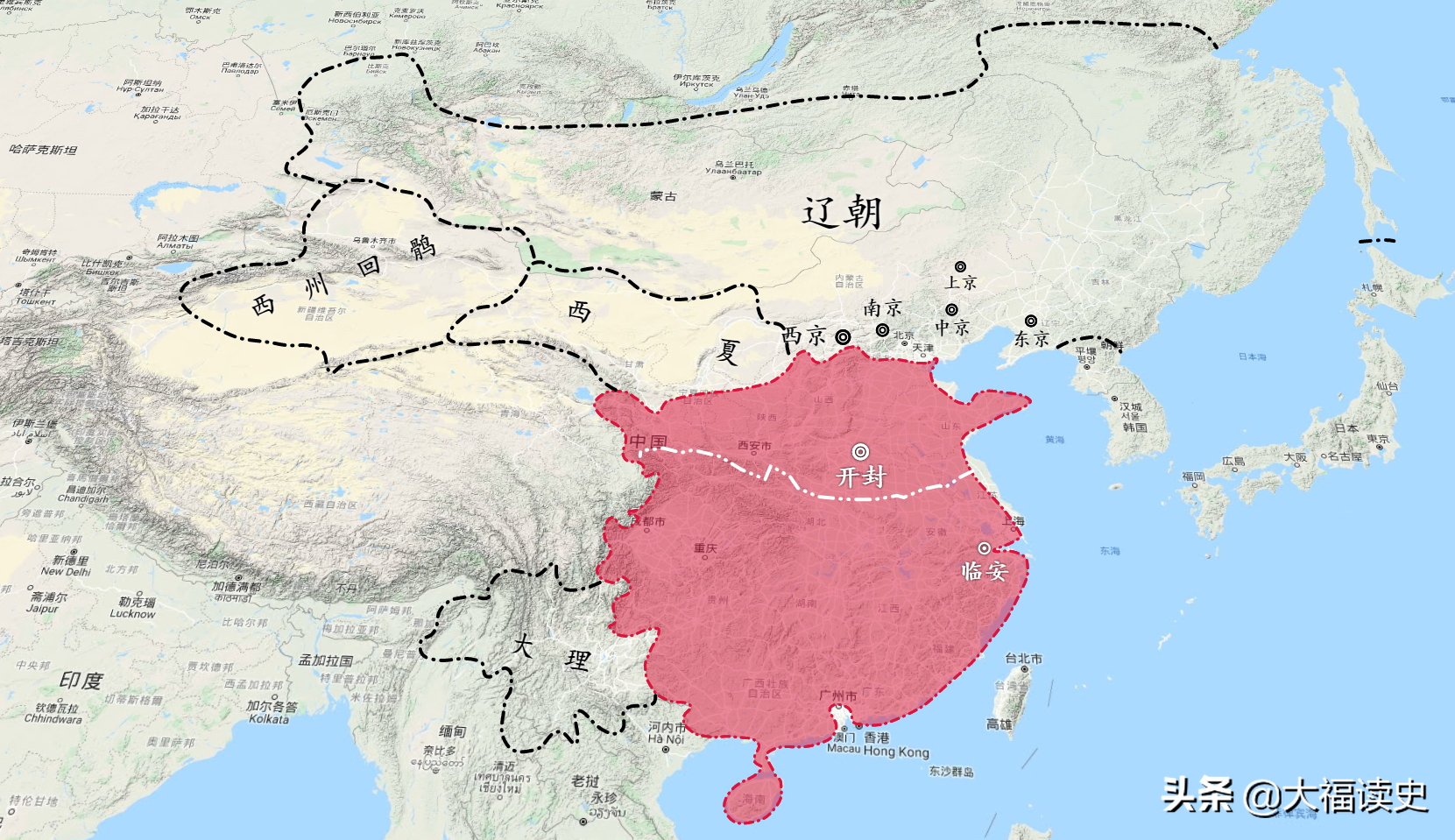 中国古代疆域变迁史：大唐威武霸气，元朝傲视全球，大清也不简单