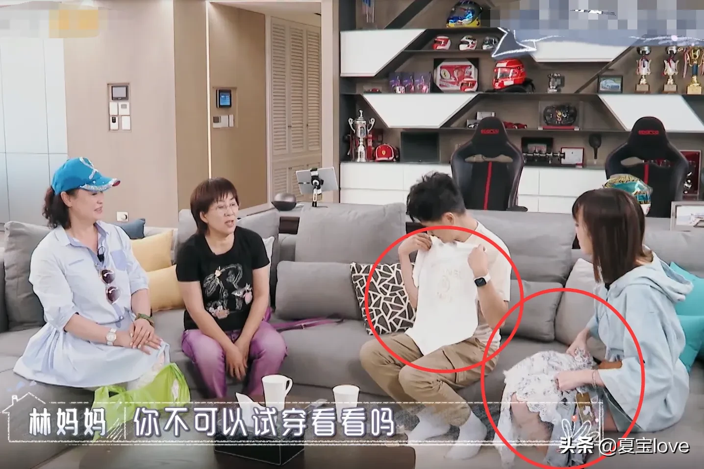 陈若仪婆婆特意请闺蜜给儿媳挑衣服，看清款式