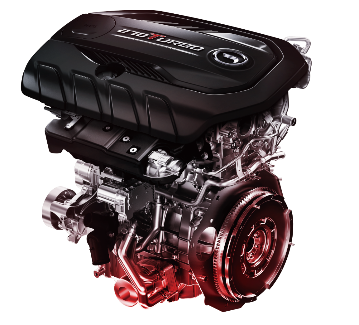 5t涡轮增压发动机,虽然在最大马力与最大功率方面,吉利缤越pro略占