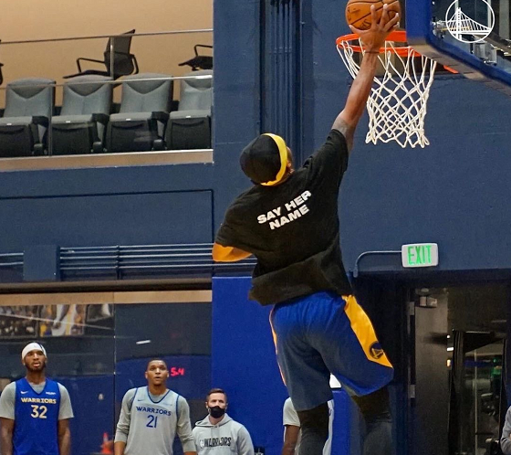 勇士曬球員訓練照！盧尼領銜，湯普森處於隔離期，庫里和格林缺席