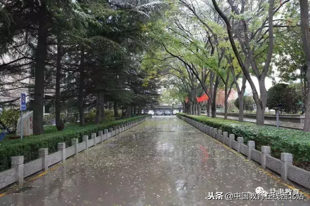 甘肃初雪|甘肃18所高校初学雪景大PK,快来看看有你的母校没?