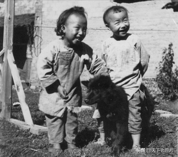 1900年福州老照片 福州的满族官员及儿童组照