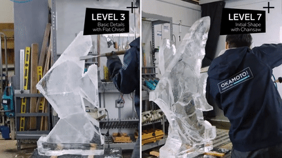 如何用5步變成美麗的「冰冰」？冰雕的步驟你知道多少？