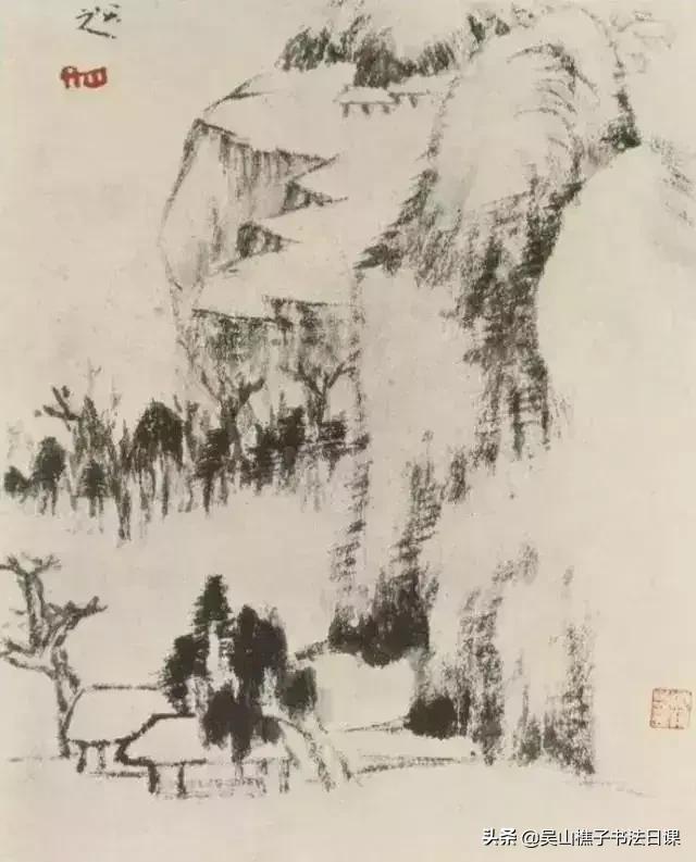 八大山人山水画