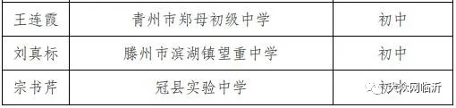 喜报！临沂三位优秀的教师上榜省级名单