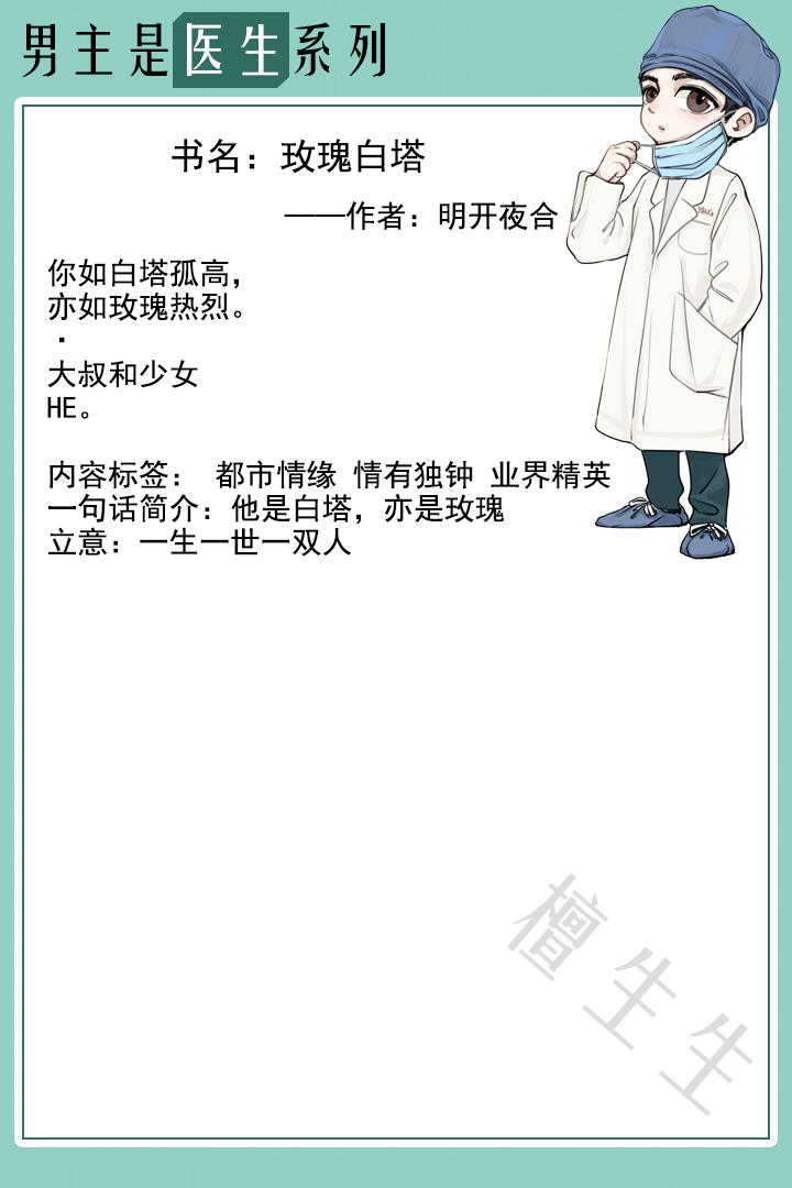 八本医生男主现言：禁欲系高岭之花男神，就这