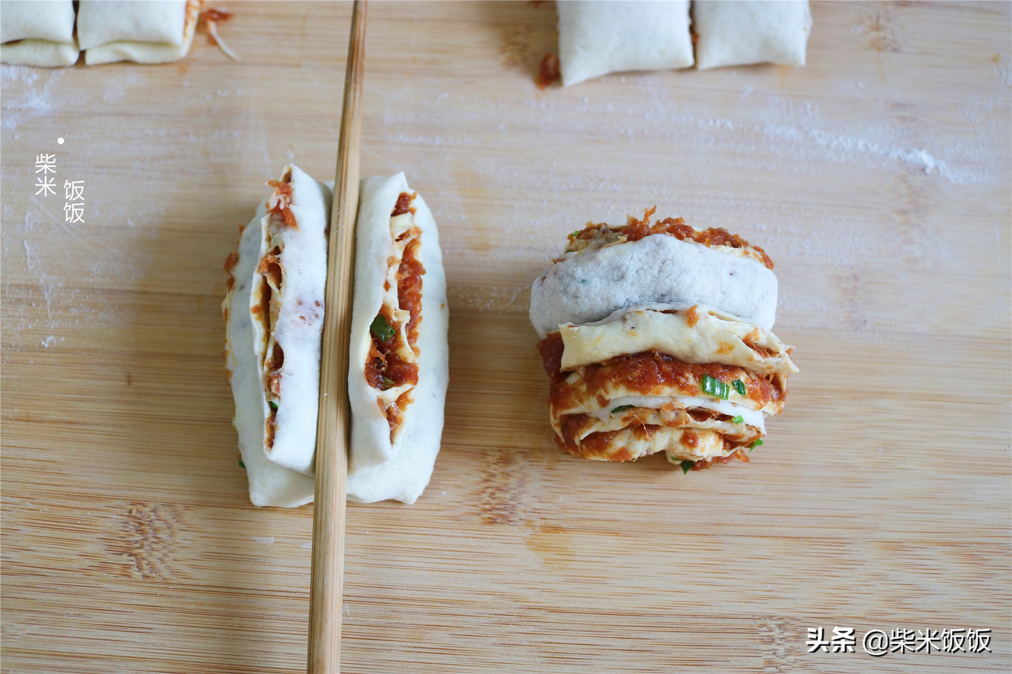 卷一卷，蒸一蒸，香软又多层，比包子简单，趁热两个不够吃