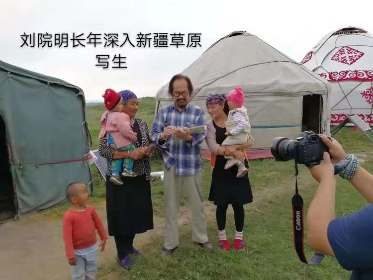 当代画马名家刘院明的艺术风采