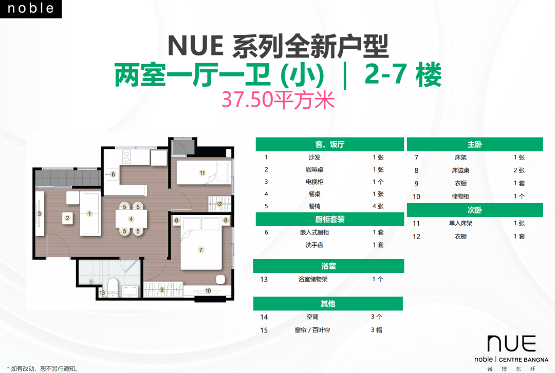 曼谷诺博东环Nue Noble Centre Bangna