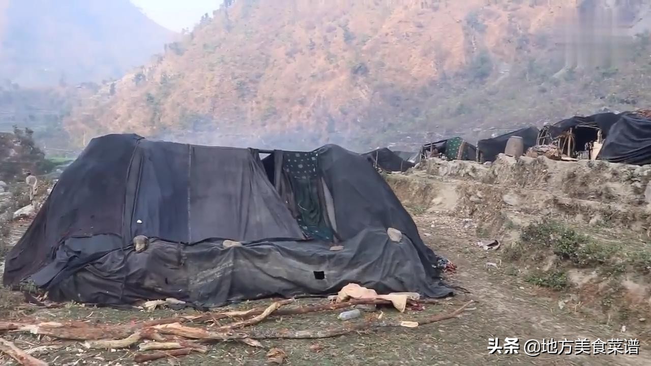 尼泊尔山区的劳特人，吃饭的碗比锅大，世界仅存的150人民族