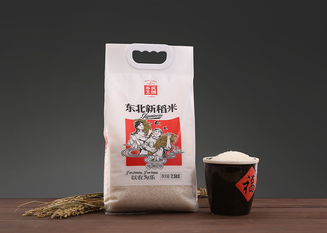 到处都是东北大米，新晋国货大米品牌设计够吸睛